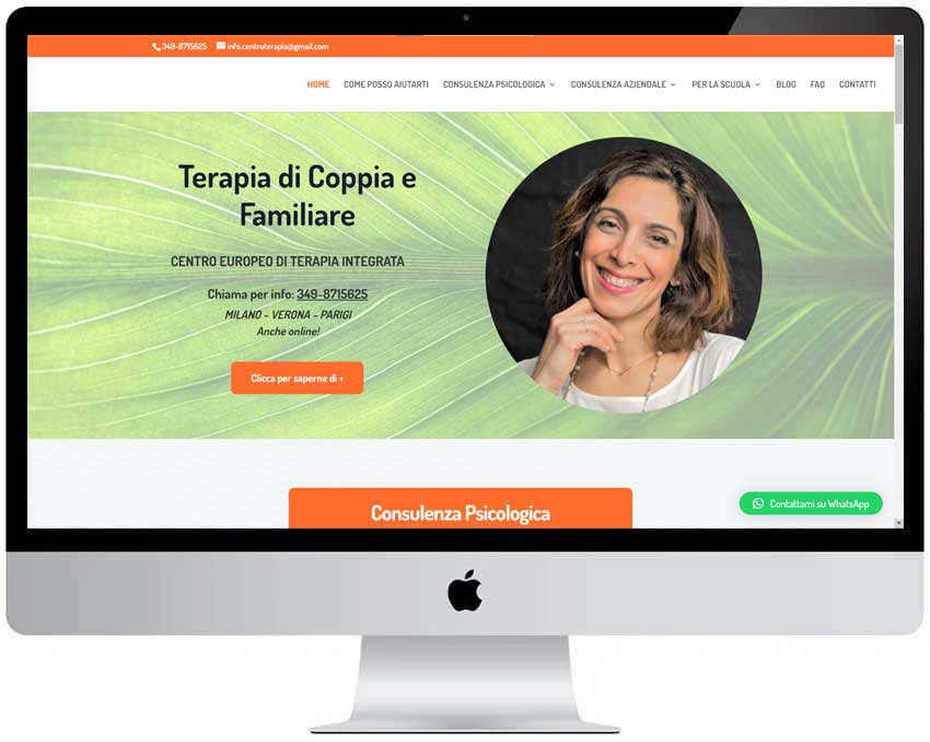 centroterapia-sitoweb Realizzazione siti web matrimoni