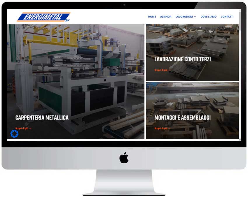 energimetal-sitoweb Realizzazione siti web matrimoni