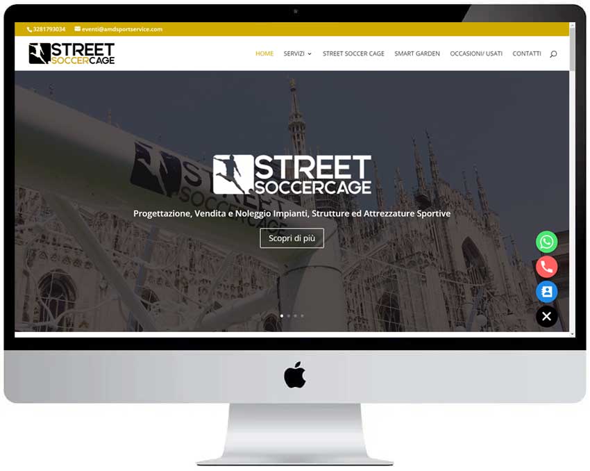 streetsoccer-sitoweb Realizzazione siti web matrimoni
