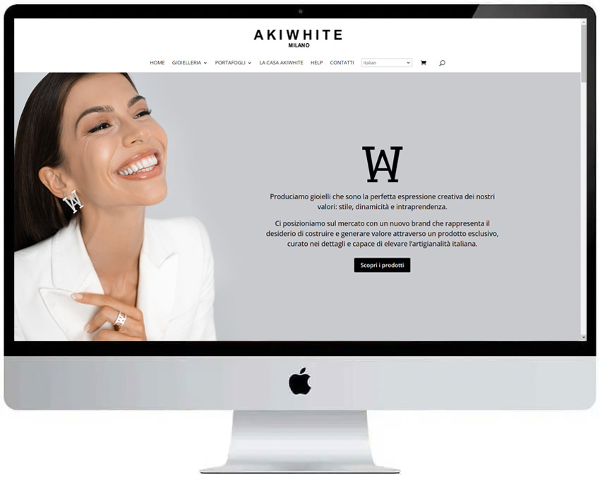 akiwhite Realizzazione siti web matrimoni