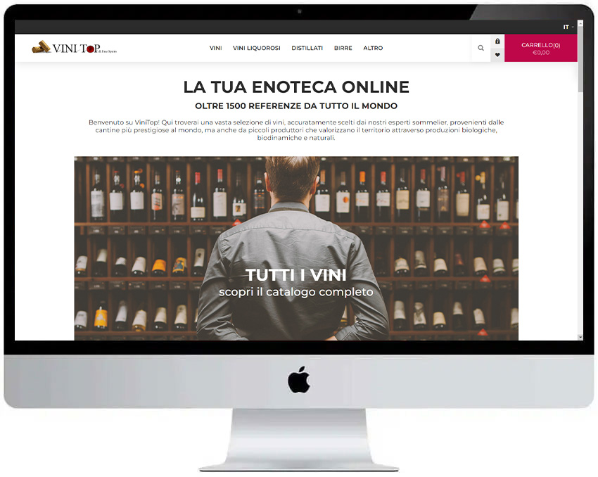 vinitop-sitoweb Realizzazione siti web matrimoni