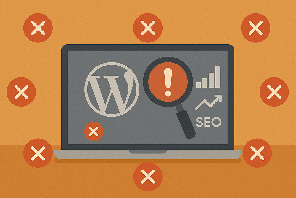10 errori comuni WordPress che penalizzano la SEO